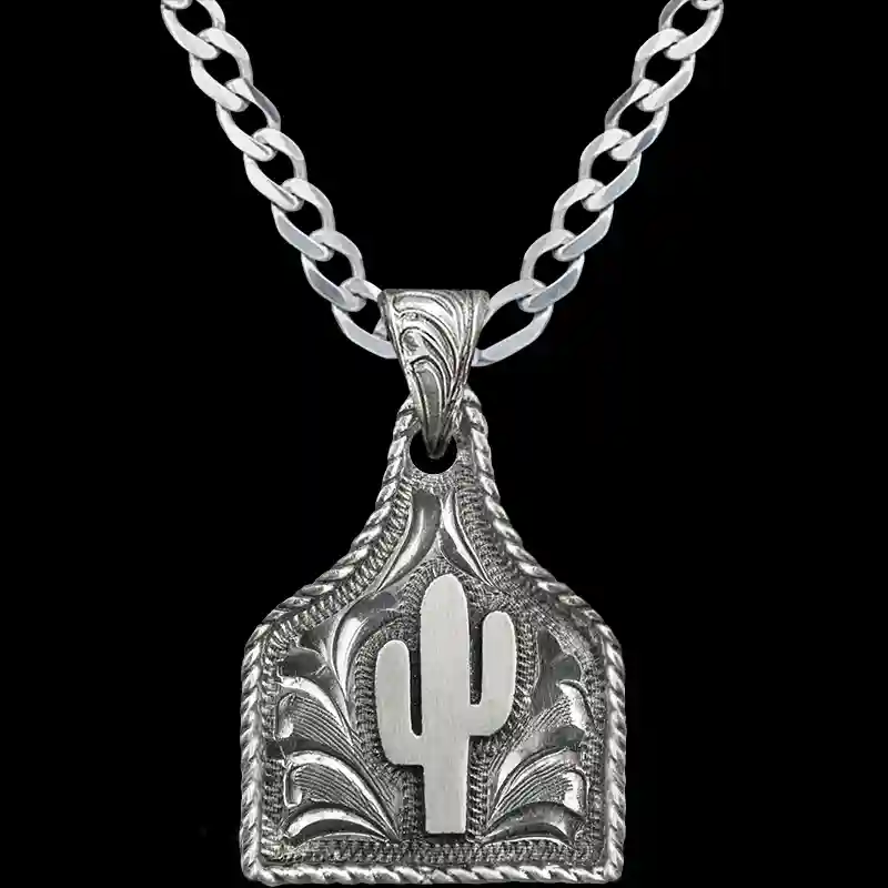 Juniper Cow Tag Necklace